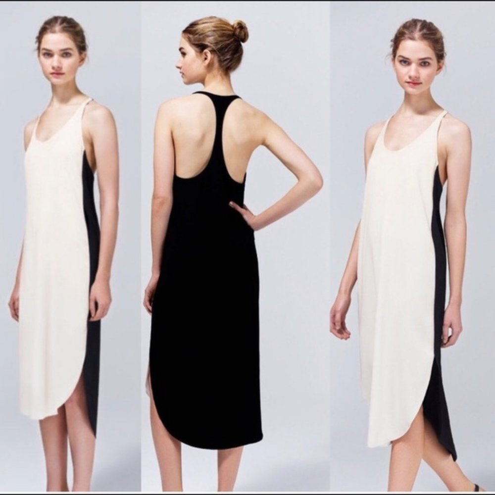 Aritzia Wilfred Free Two Tone Colonne Dress